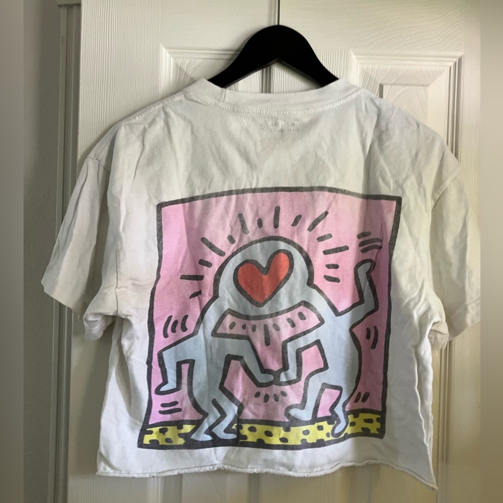 Keith Hering Abercrombie & Fitch Cropped Tshirt